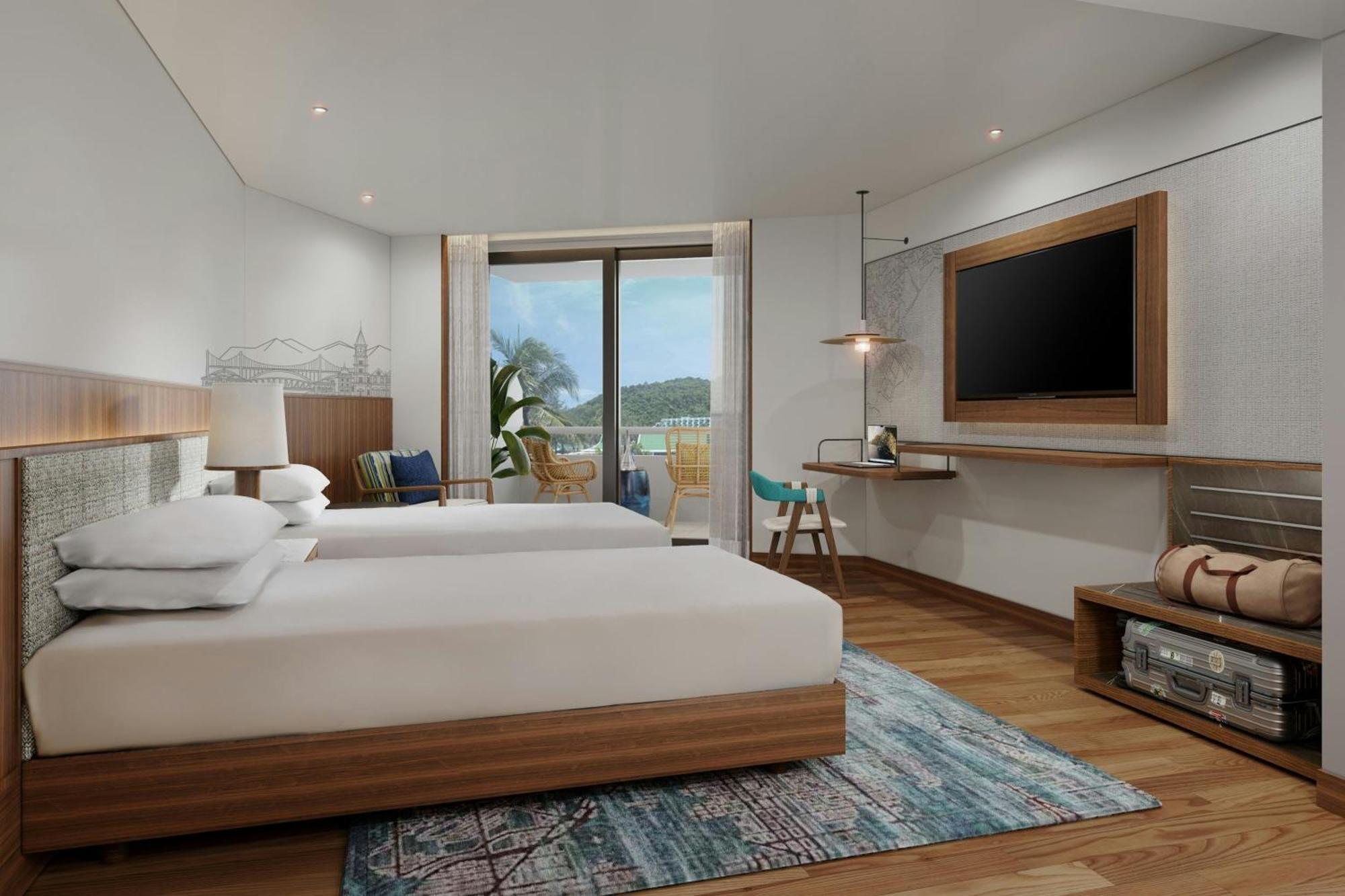 Premium Room 2 Twin bed Pool view